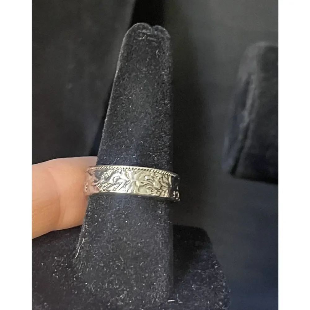 Helvetia Swiss Coin Ring Sz 8.5-9 Stainless Steel